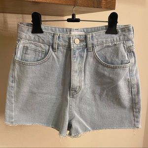 Oak + Fort Light Denim Shorts